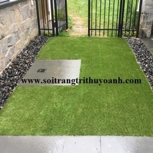 Tô điểm cho sân vườn bằng sỏi đen bóng