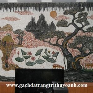 Sỏi hồng tự nhiên trang trí tiểu cảnh nội thất