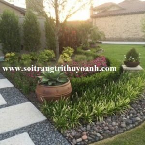 Sỏi đen tự nhiên trang trí tiểu cảnh